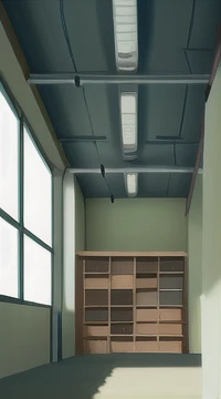 ,Pixel Art,Internal warehouse on the third floor