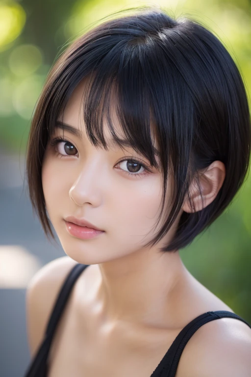 (High resolution:1.3), (16k, Photorealistic, Raw photo, Best image quality: 1.4), Japanese, (One Girl), Beautiful Face, (A vivid face), (Black-haired、short hair:1.3), Beautiful Hairstyles, Realistic eyes, Beautifully detailed eyes, (Realistic Skin), Beautiful skins, attractive, 超A high resolution, Surreal, High detail, Golden Ratio, Highly detailed cute girl,(20-year-old), vaginal cumshot
