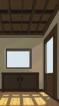 Pixel Art,Interior of the third floor