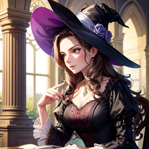 Bewitching dresses Aristocratic woman in her 30s