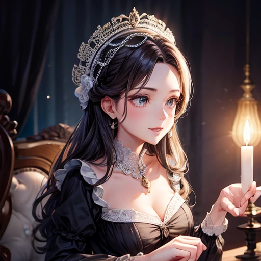 Bewitching dresses Aristocratic woman in her 30s No hat