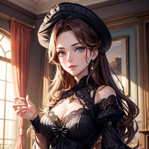 Bewitching dresses Aristocratic woman in her 30s No hat