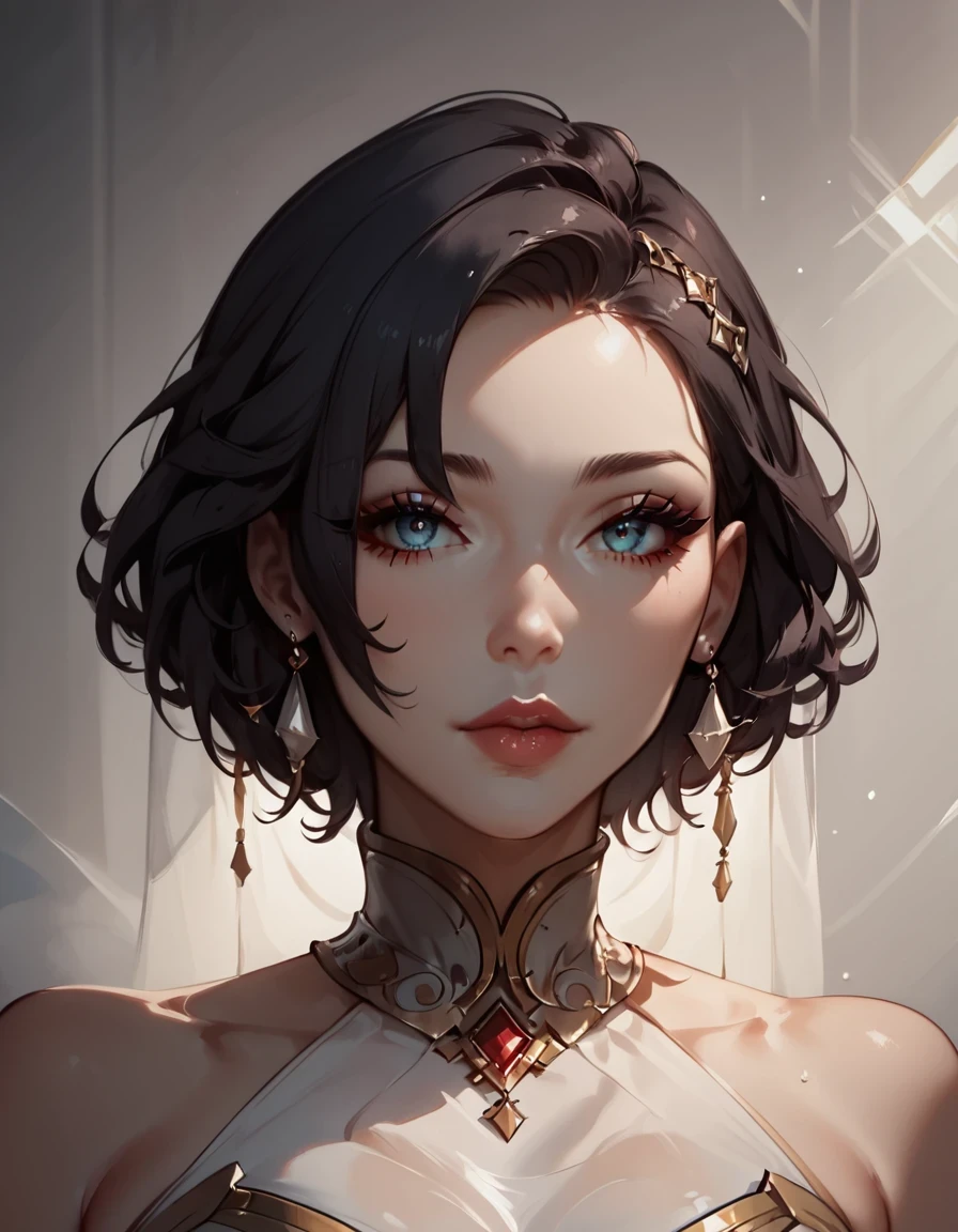 //Quality, core_9, score_8_up, score_7_up, masterpiece, best quality, detailmaster2, 8k, 8k UHD, ultra detailed, ultra-high resolution, ultra-high definition, highres, //Character, 1girl, solo, //Fashion, //Background, white background, //Others, ,Expressiveh concept art,dark theme