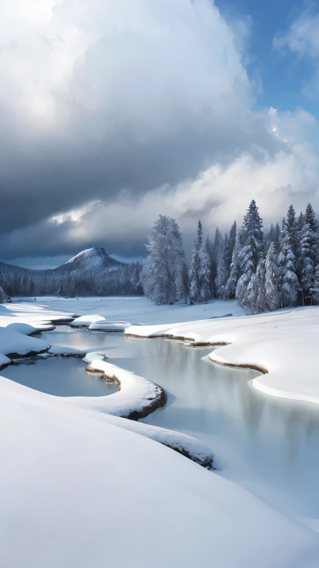 Princess的脸出现在空中,Winter Landscape,Surreal wonderland,Dreamy clouds and fairy islands,(Big Snowflake:1.3),五颜六色的Big Snowflake飞舞着,Princess'The palace is covered with snow,The tree of life blooms with infinite vitality,Twinkling stars in the night sky,Heavy clouds and fog,Whimsical fantasy landscape art, Fine Art Ultra HD 8K, 8K Fine Digital Art, Beautiful and detailed fantasy, Epic fantasy landscapes, Mysterious dreamy scenery, The magical fantasy is rich in details, Magical scenery, 由Big Snowflake和梦幻漂浮的仙女岛组成, Detailed fantasy digital art, 8K Fine Digital Art