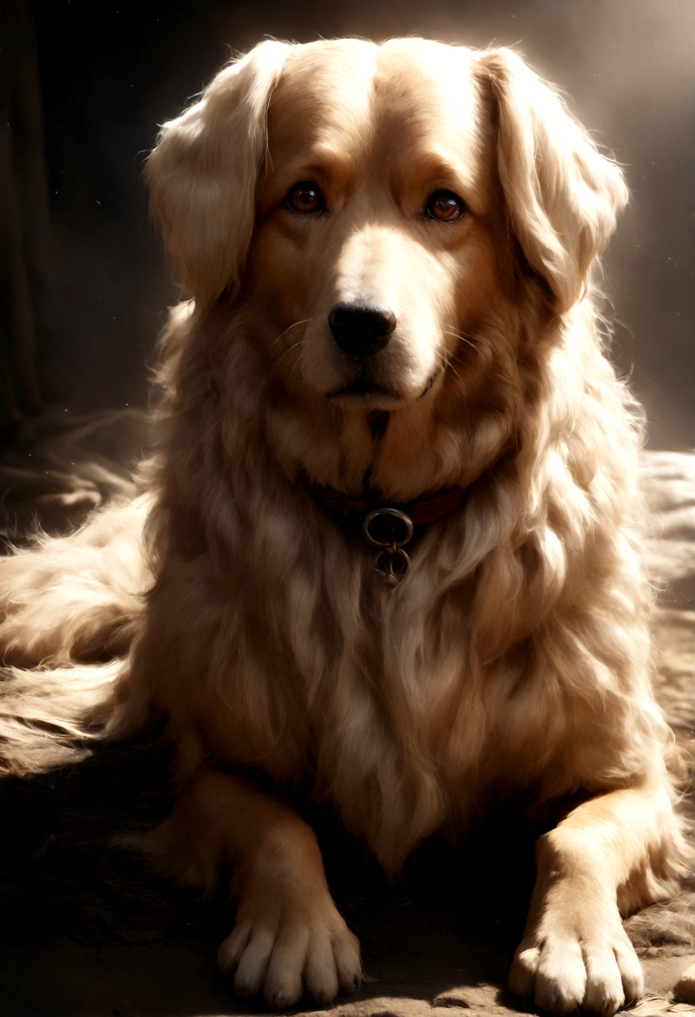 Realistic photo of a dog