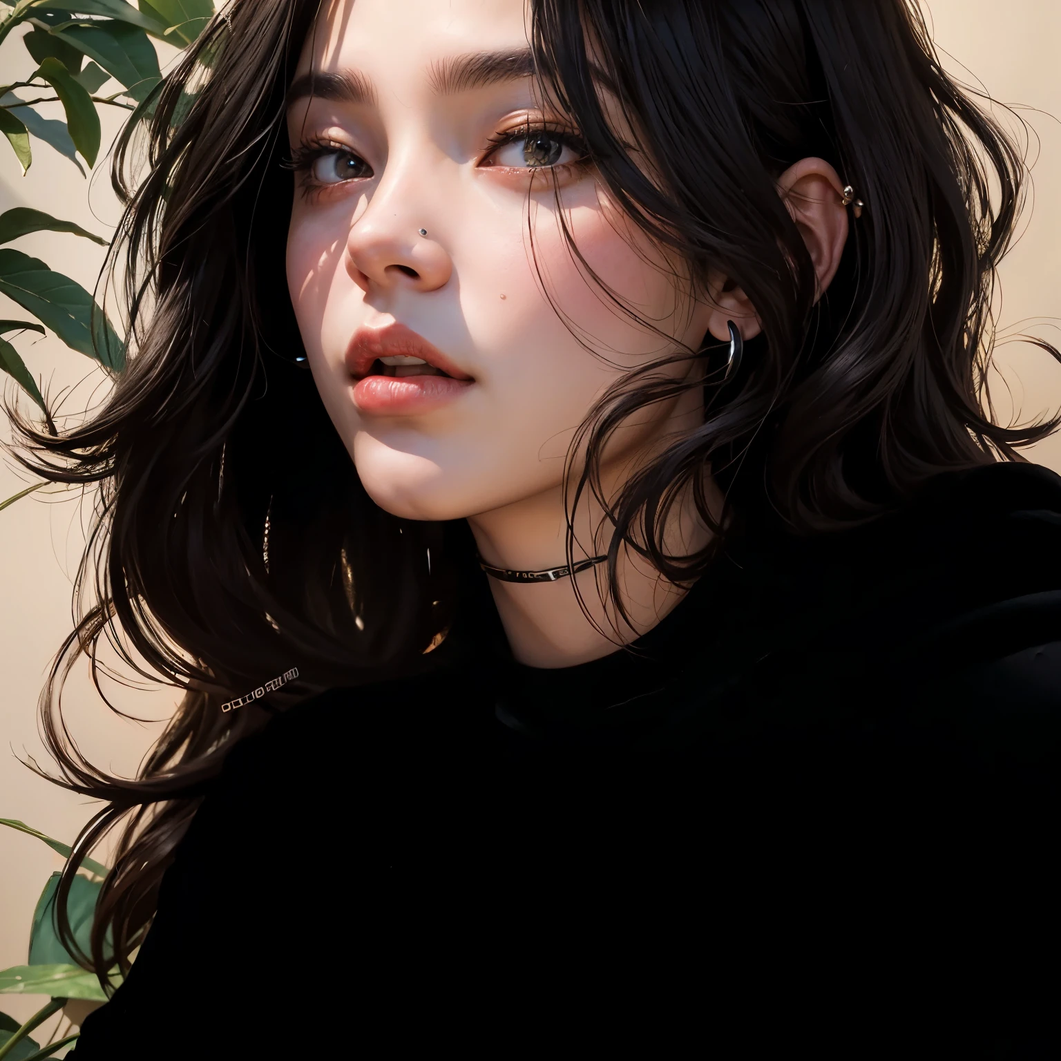 araffe girl with black shirt and hoop earrings sitting on a sofa, Retrato de Jossi do Blackpink, jennie blackpink, Parque Roseanne do Blackpink, jossi do blackpink, Jinyoung Canela, jaeyeon nam, Heonhwa Choe, taejune kim, Gongbi, Parque Jimin, coreana, Retrato Jisoo Blackpink, Yanjun Chengt
