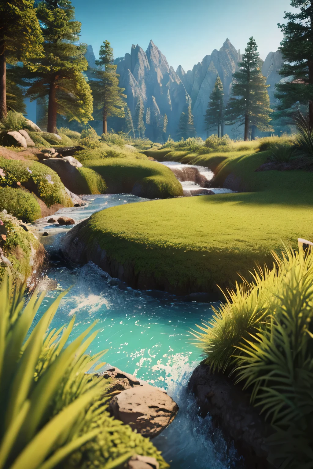 Fotorrealista shot of natural terrain with dug a hole, fechado em placa de Petri, Obra de arte, ultra high resolution, (Fotorrealista:1.4), Cinema lighting, incrivelmente detalhado, hiper-realista, design intrincado, detalhes finos, octane rendering