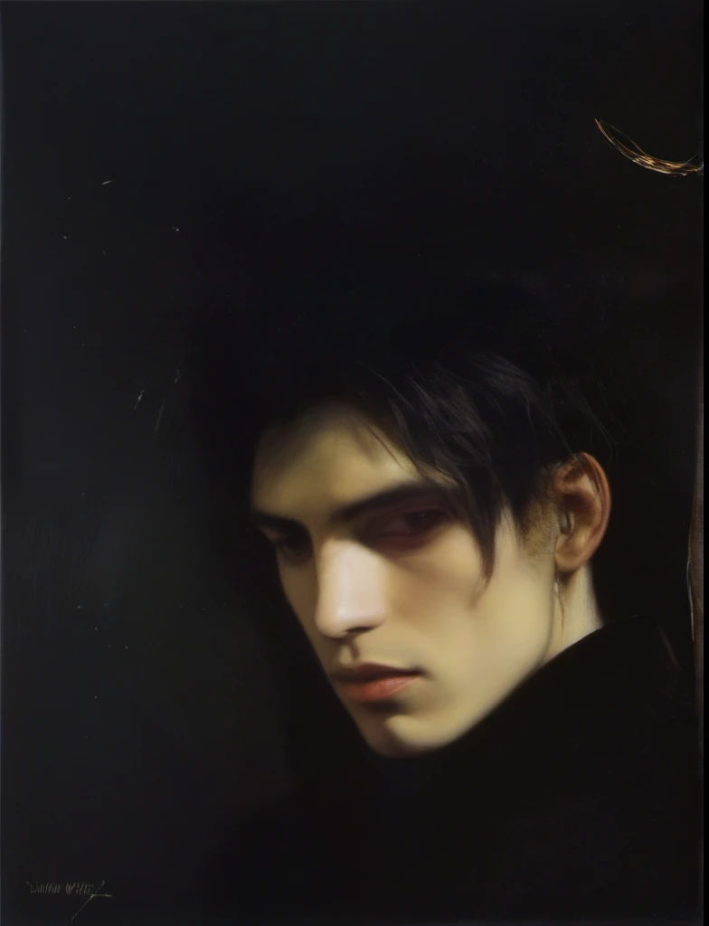 James Gurney, Surrealist art , dream-like, Mysterious, Provocative, symbolic, Complex, detailed,, (Gothic but very beautiful:1.4), (masterpiece, highest quality:1.4) , Nicola Samori Style, Laputa, Beautiful male face