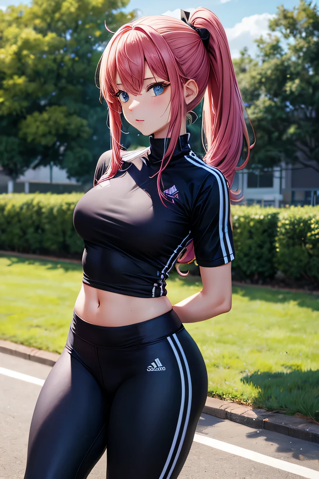 girl in sport leggings