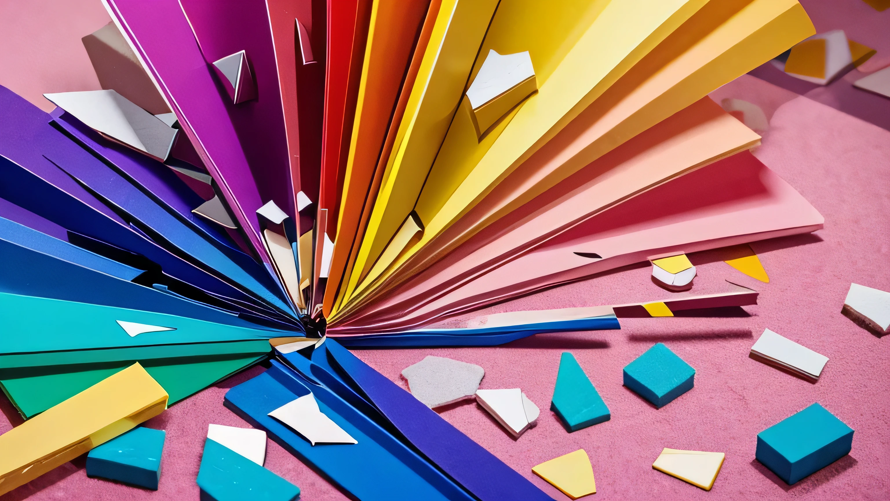 Make colorful fragments with charming illustrations or make them into wallpaper