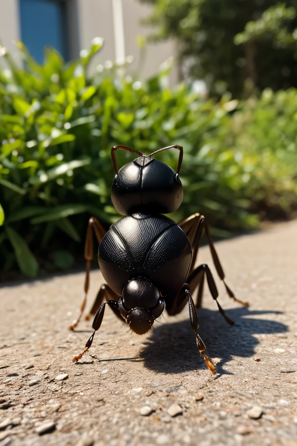 Create an ant going to school