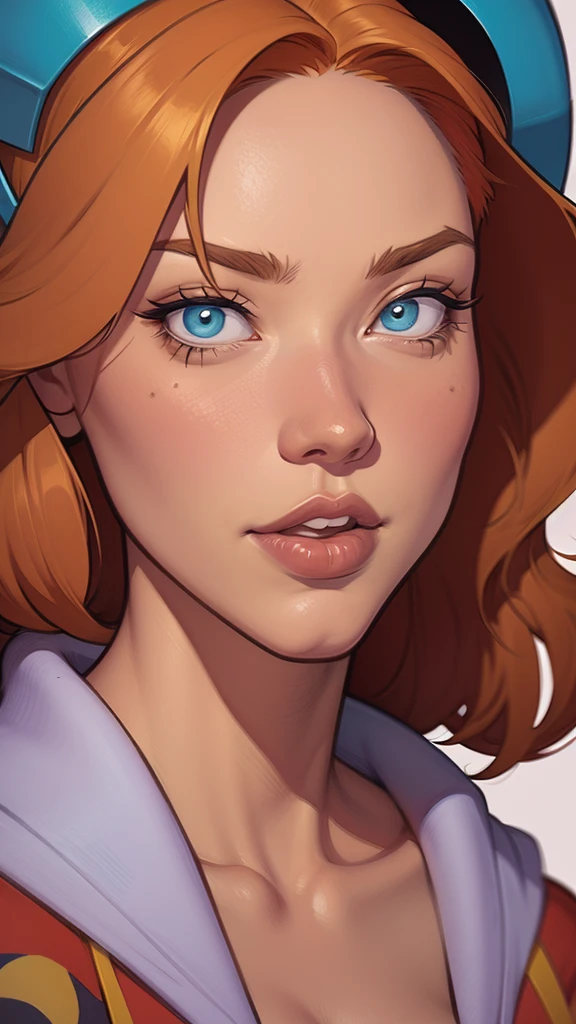 Fundo branco um close up de um desenho animado de um homem e uma mulher, arte de pintura digital dos desenhos animados, pintura digital de desenho animado, arte em quadrinhos ocidental, arte dos desenhos animados style, arte dos desenhos animadosstyle, por Jason Chan, por Ryan Yee, arte dos desenhos animados, western comic style, arte conceitual de desenho animado, cartoon style illustration, velho Oeste, fanart detalhada