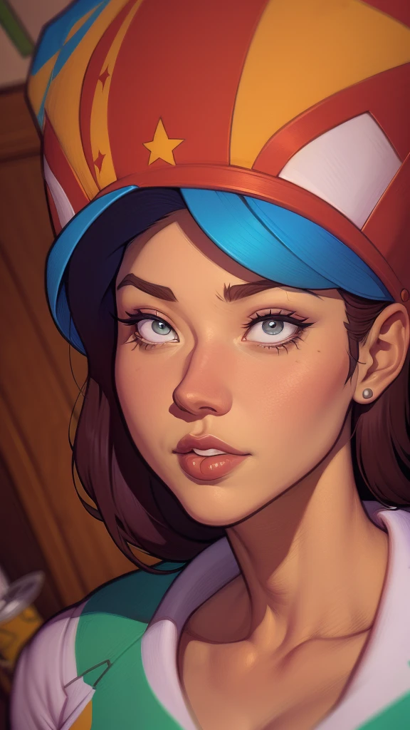 Fundo branco um close up de um desenho animado de um homem e uma mulher, arte de pintura digital dos desenhos animados, pintura digital de desenho animado, arte em quadrinhos ocidental, arte dos desenhos animados style, arte dos desenhos animadosstyle, por Jason Chan, por Ryan Yee, arte dos desenhos animados, western comic style, arte conceitual de desenho animado, cartoon style illustration, velho Oeste, fanart detalhada