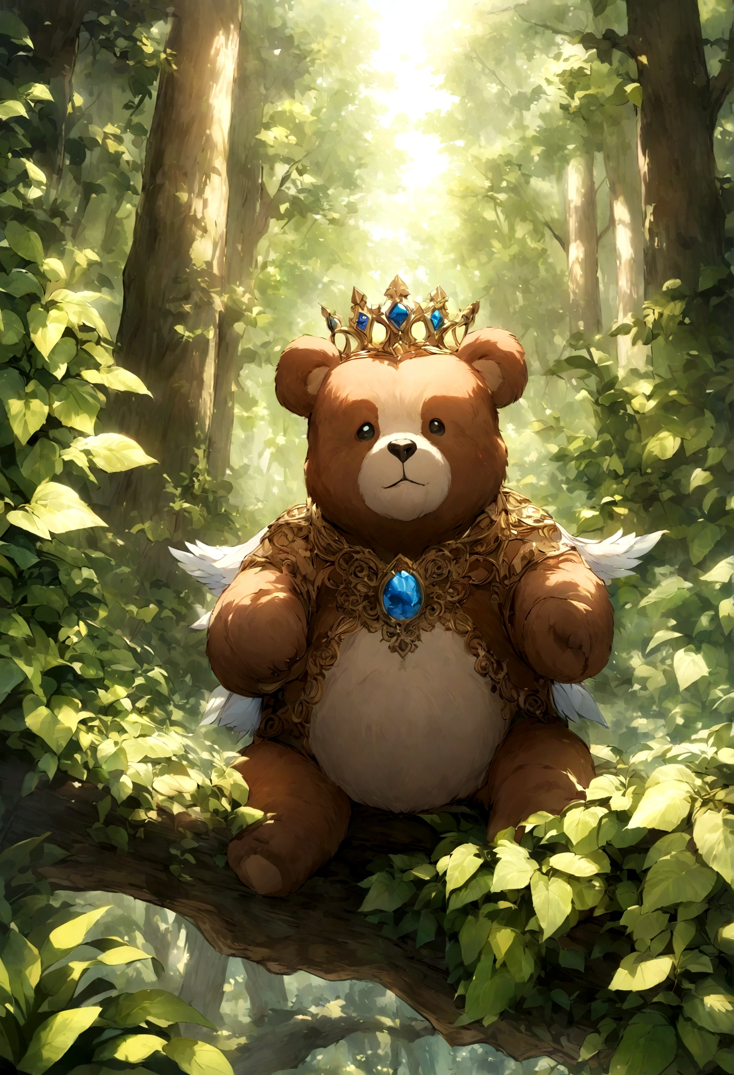 on a sunny morning,The animals in the forest are busy doing their own things。in this forest,There is a bear named Bailey the Bear,He has a kind heart