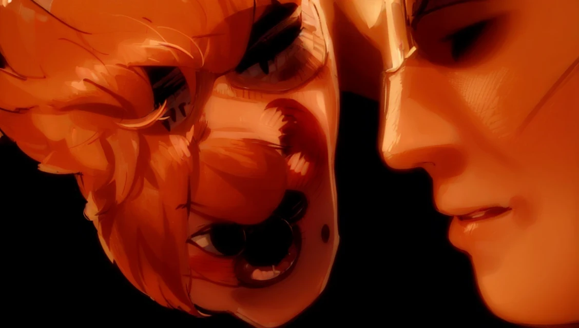 (((Boy with cat ears))), 8k, ((best quality)), 7 yease old, very cute, orange hair, (((very blush))), Wear glasses,