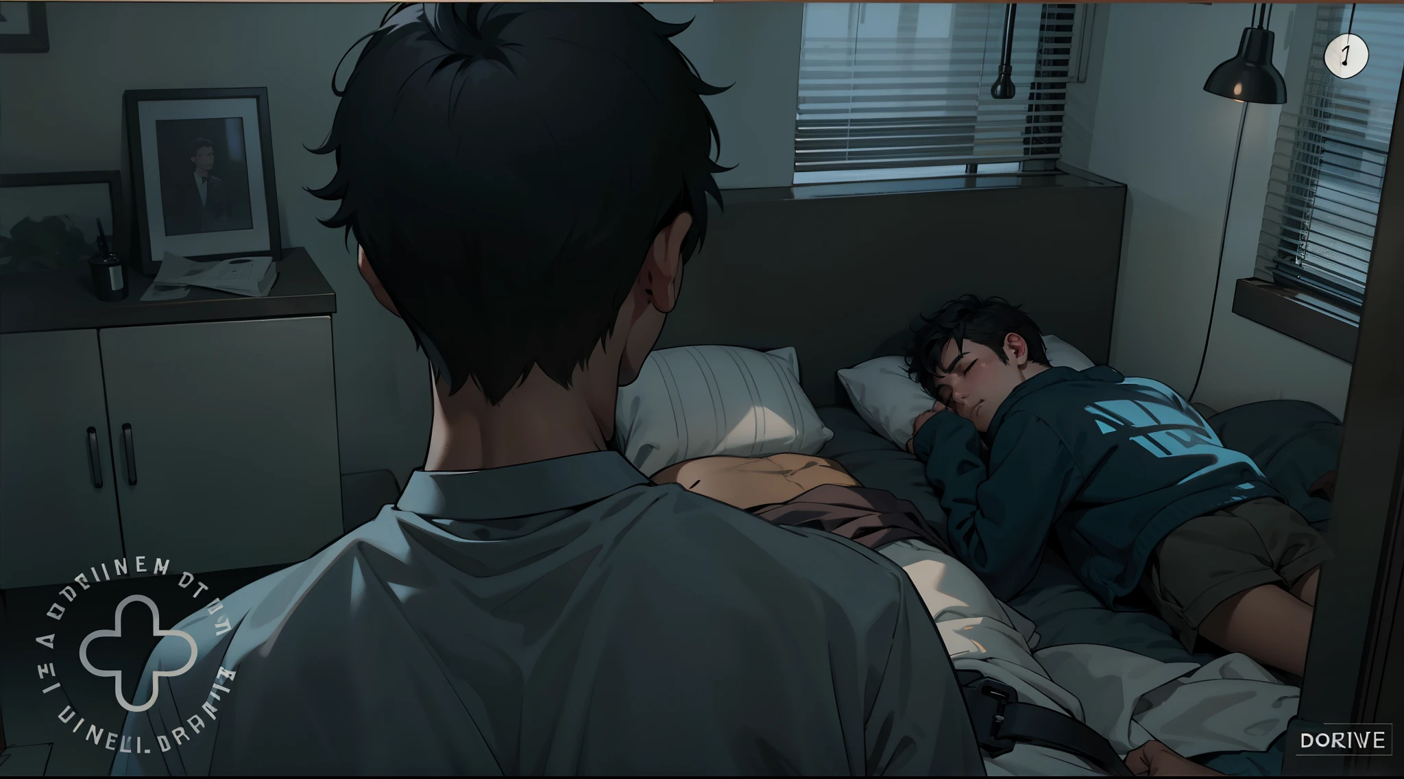 hay un chico dormido