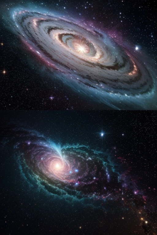 The End of the Universe fauna flora gases nebula style Jean Etienne Lyotard fractals Little caprice