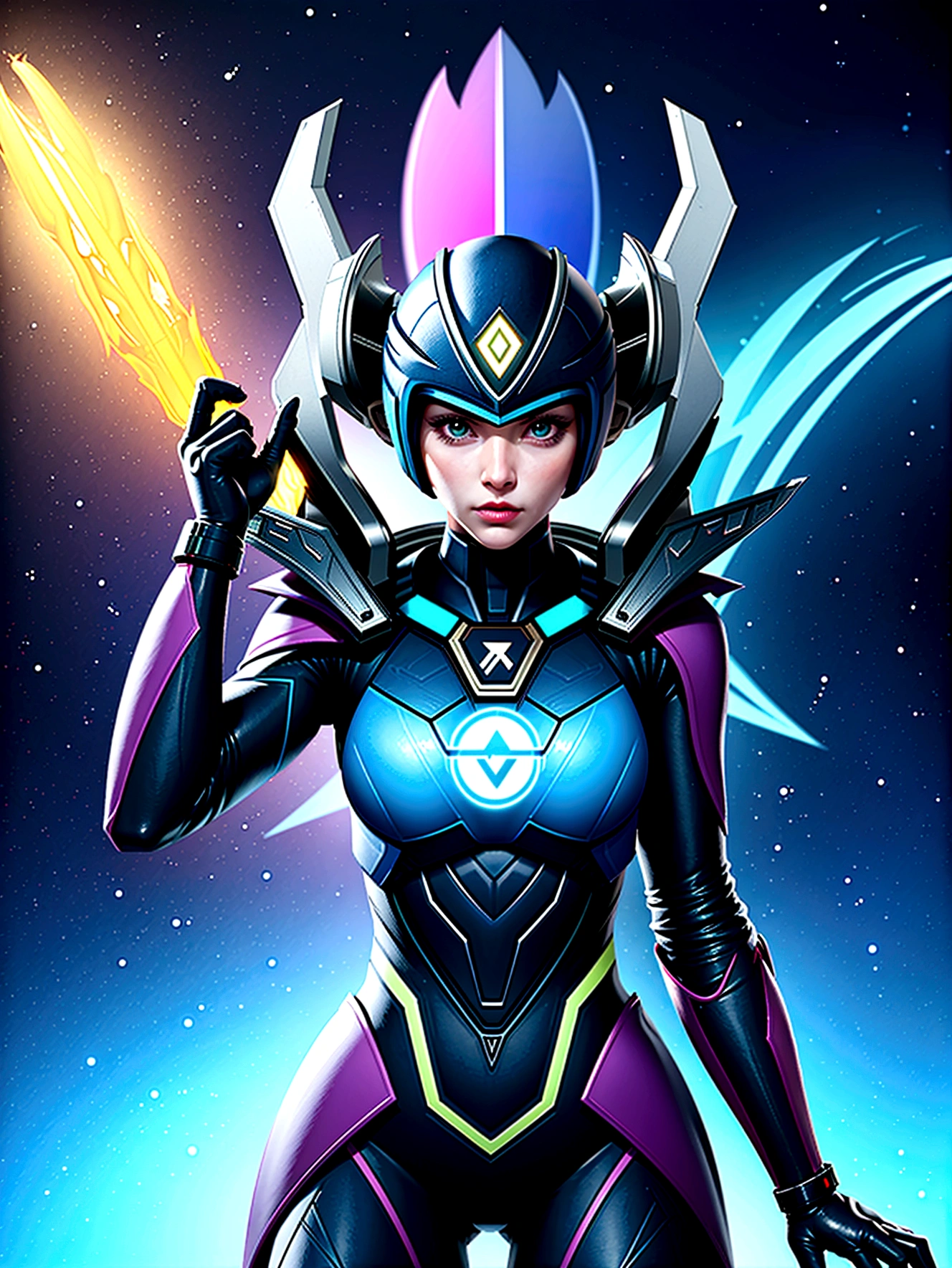 I created a futuristic logo for GeDySCo Galactic Alliance