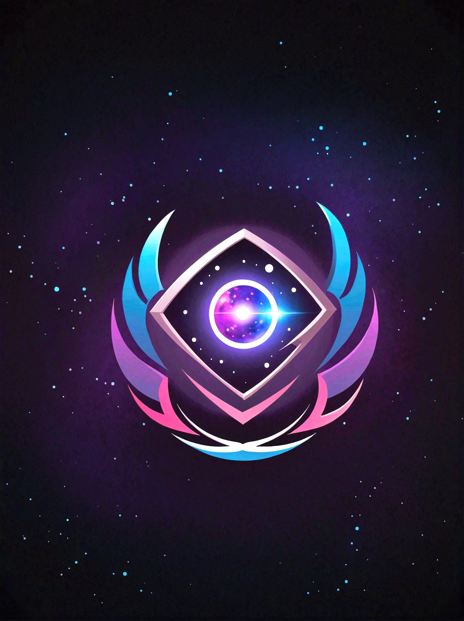 I created a futuristic logo for GeDySCo Galactic Alliance