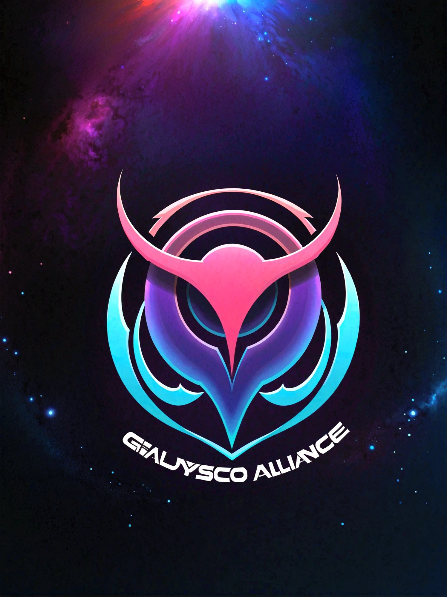 I created a futuristic logo for GeDySCo Galactic Alliance