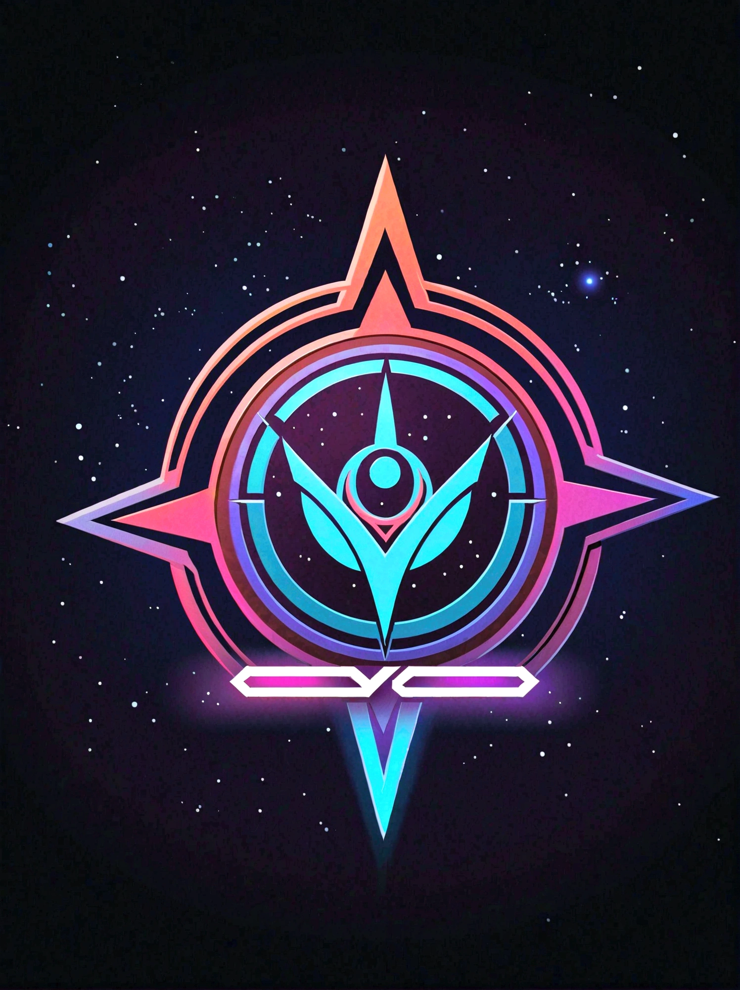 I created a futuristic logo for GeDySCo Galactic Alliance