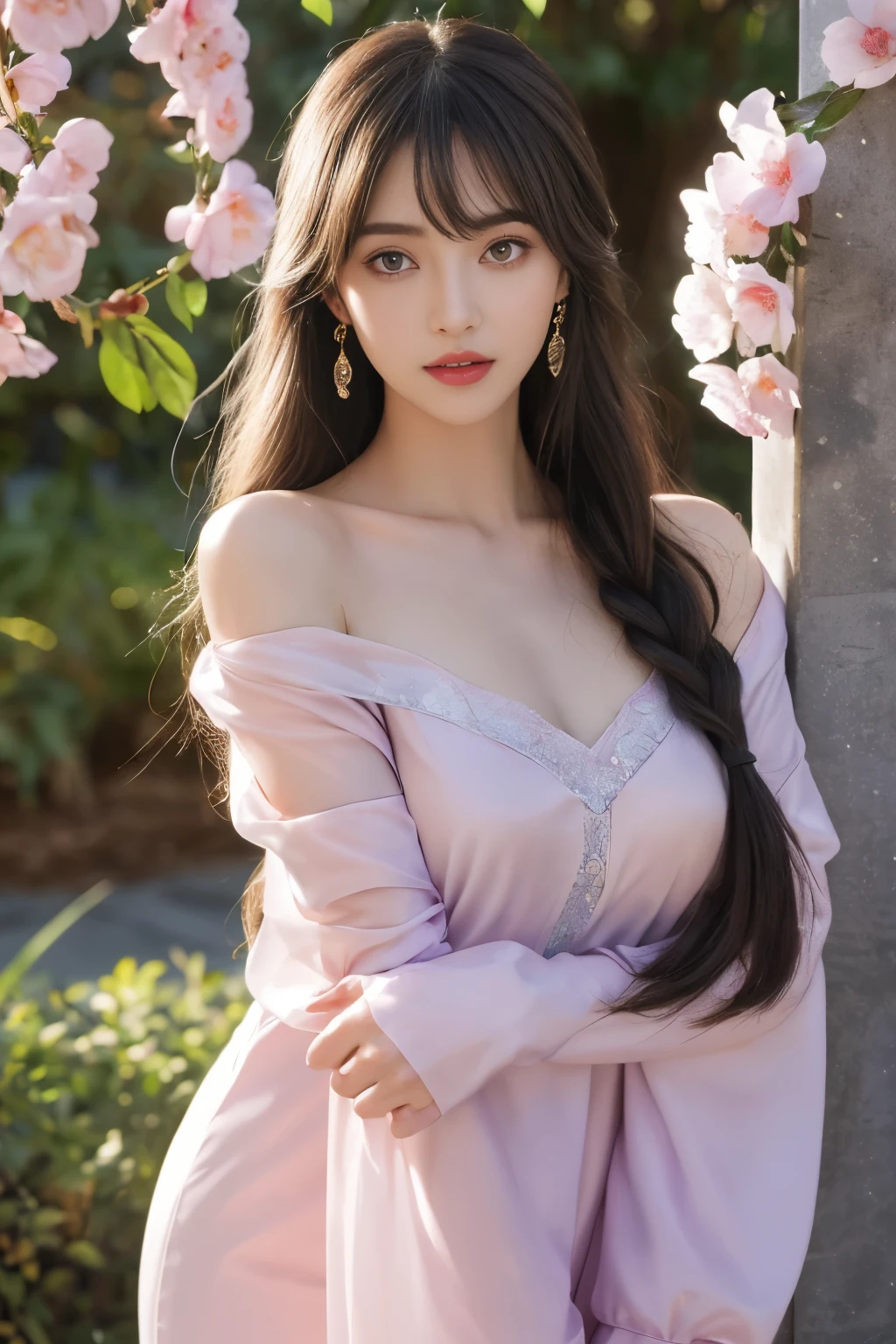 Well structured,Create the best quality ,masterpiece, light, Extremely exquisite and beautiful, Very detailed ,CG ,Yin ,8k wallpaper, Amazing cleavage, Detailed pubic hair, masterpiece,best quality,official art,Extremely detailed CG-8k wallpaper,Ridiculous resources, Absurd, Huge file size , Extremely detailed, high resolution, Very detailed,Beautiful and delicate girl, Extremely detailed eyes and face, beautiful eyes,There is light on the face,1 sister, (shenhe\Genshin Impact), (Surrealism), (Single Braid), long gray hair, (blue eyes), ((Long bangs cover one eye)), (((hair on one eye))), (((The bangs cover the right eye))), ((Jewel-like)), ((Tassel Earrings)), (((Detailed description of the arm))), (((Superbugs)), ((Slender figure)), (), ((Plum)), (Detailed hair description), (bShoulder), ((clavicle)), ((Off-shoulder)), (Radiant skin), (Detailed description of the face), (Detailed description of the ontology), (Fair and translucent skin), Peerless, (Extreme beauty), (Red lips), (Shy ), ( Smile), , ((collect petals), ((Long sleeve)), ((Wide sleeves)), Thin lines, penetration, ( Herein#39;Soak hot springs for the audience)), , ((any posture)), (sit down and soak in the water)), ((There is a lot of water on the body))