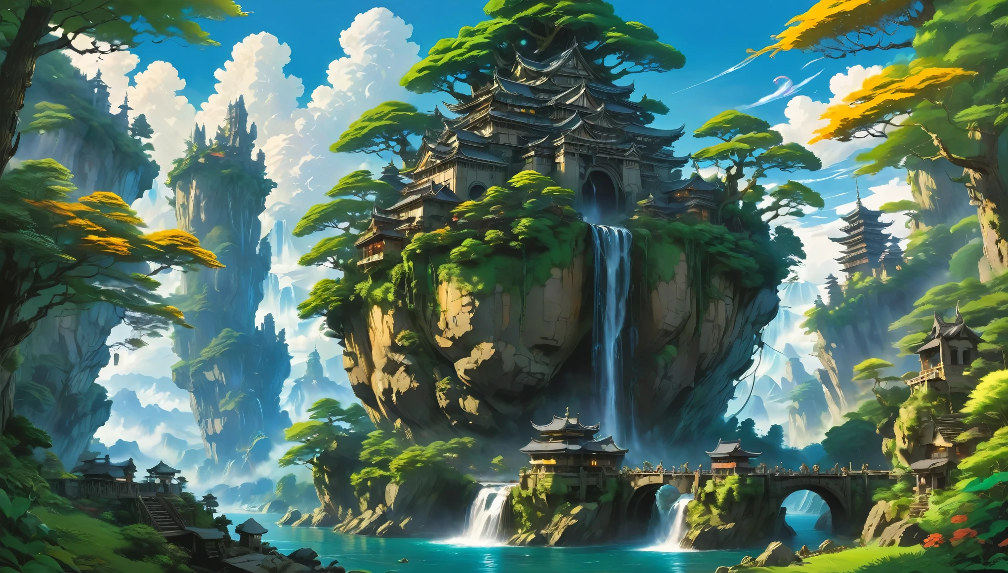 liquid metal, Studio Ghibli, best quality, masterpiece, very beautiful, Perfect composition, Intricate details, Very detailed