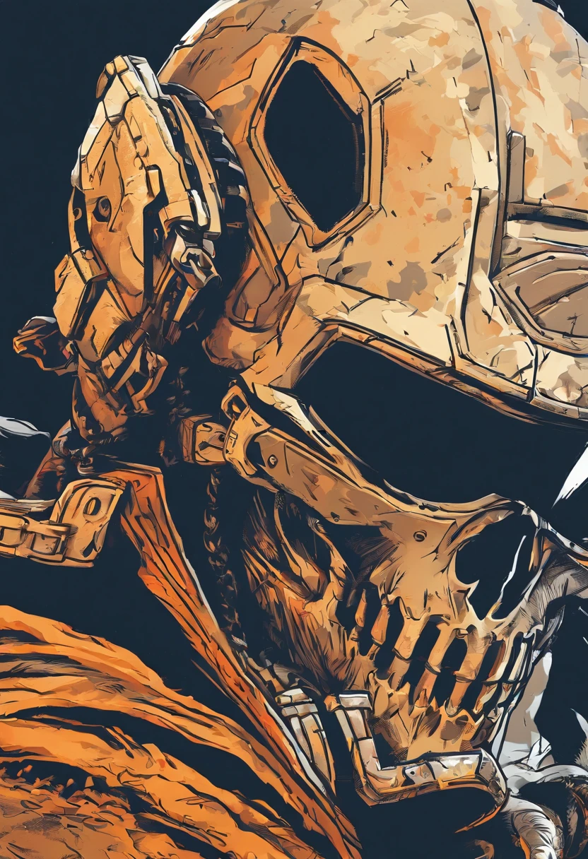 Prompt: Create a highly detailed 8K closeup of a person wearing a skull mask and a helmet. The image should be in a dark digital art style, capturing a detailed profile photo of the character with a hooded skull design. The profile photo should be 1024px, focusing on the person’s head and upper shoulders. The character should resemble a skeleton, exuding a menacing and unreal atmosphere reminiscent of Unreal Engine 5 graphics. The spec-ops headgear with the mask should emphasize a combat-ready, tactical appearance. Ensure the render is clean and realistic, showcasing intricate textures and details typical of realistic soldiers.
Style and Details:
• Highly detailed 8K resolution
• Dark digital art style
• Closeup of a person with a skull mask and helmet
• Hooded skull design
• Menacing, unreal atmosphere (Unreal Engine 5 style)
• 1024px profile photo
• Skeleton-like appearance
• Spec-ops headgear with mask
• Combat-ready, tactical look
• Clean digital render
• Realistic textures and details