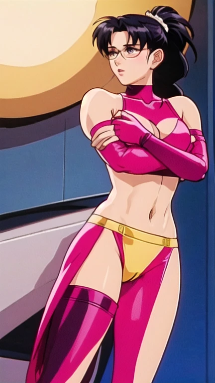 Kunoichi Photos,One girl,mature,Tall Woman,Wide Hips,Toned body,Wide Hips,Toned body,Action pose,
(masterpiece:1.4), (highest quality:1.4), (Realistic:1.4),
like that_Soul Calibur_iwife,Shine,Bodysuits,ponytail,Ninja,gloves,(Big Breasts:1.4),armor,Long Hair,Fits perfectly to the skin,Brown eyes,arms,sword,Black Hair,fingerless gloves,Fishnet tights,shoulder armor,elbow gloves,lips,bangs,Holding,red Bodysuits,hair ornaments,Arm guard,Holding arms,Scapula,Camel Toe,(Huge breasts:1.4),sheath,Shiny clothes,Shiny,No sleeve,Abdominal muscles,turtleneck,high ponytail,Impossible clothes,compensate,Covered navel,
red fishnet Bodysuits, Fishnet tights, fingerless gloves, Arm guard, shoulder armor,