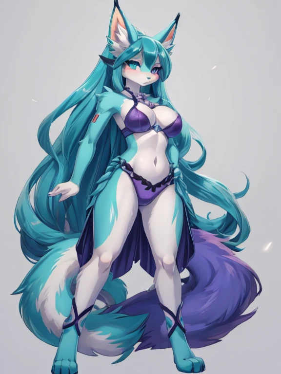 Hatsume miku x suicune , kitsune ears, art by dark natasha, jardin zen, art by dark natasha, art by vixen aztra, cuerpo completo, platas hermosas, cintura delgado, caderas amploas, piernas torneadas, hermosa, fullbody picture, ta body