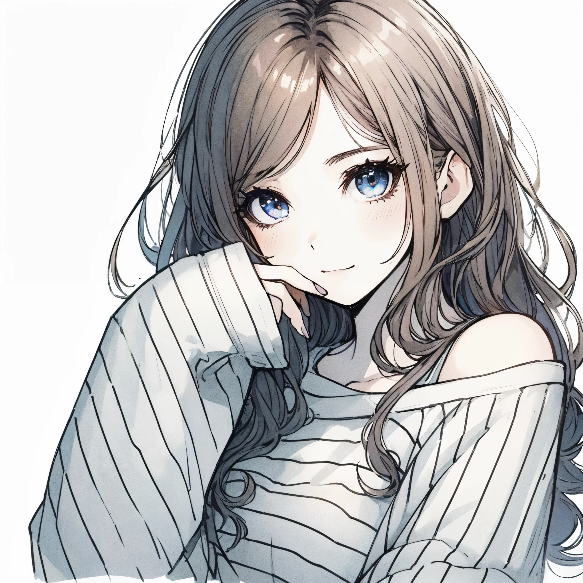 (best quality,4k,8k,highres,masterpiece:1.2),ultra-detailed,beautiful detailed eyes,A girl with beautiful eyes, everyone, beautiful anime girl, cute anime girl, smooth anime art, anime style, elegant colors, soft lighting, beautiful sensitive eyes, very coquettish, (beautiful large breast:1.2),smile