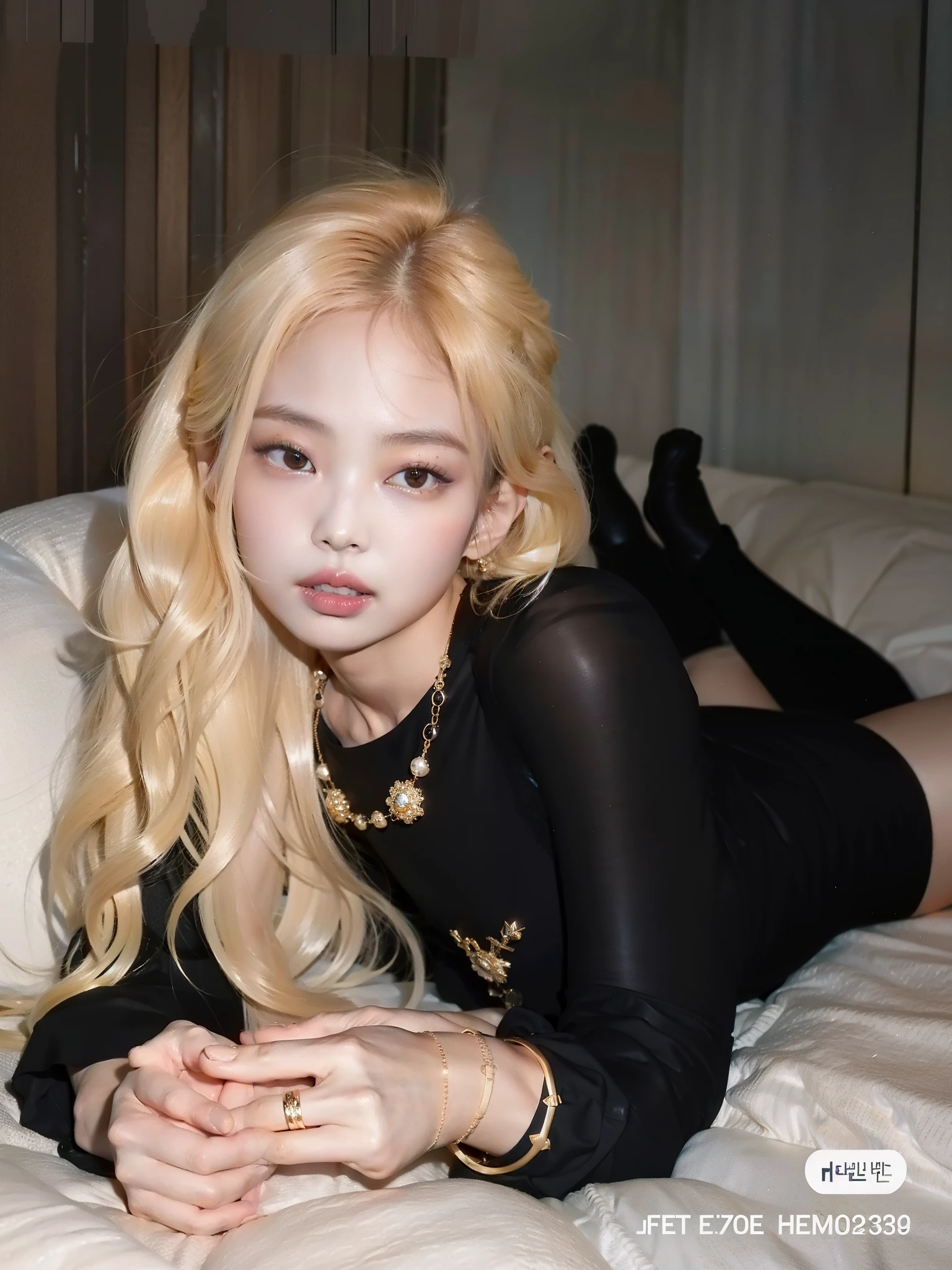 il y a une femme en robe noire qui pose pour une photo, Korean, linda mulher Korean jovem, fille gothique Koreanne cruelle, Mulher sul-Korean bonita, fille asiatique, jennie blackpink, mulher Korean jovem bonita, ulzzang, heonhwa choe, Mulher Korean, she is wearing a black tank top, elle porte une robe noire, Jossi fait Blackpink