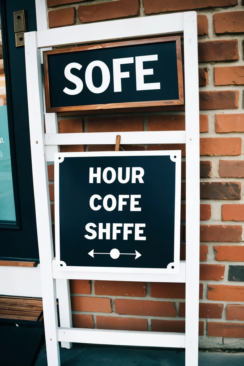 Sign that says best coffee shop