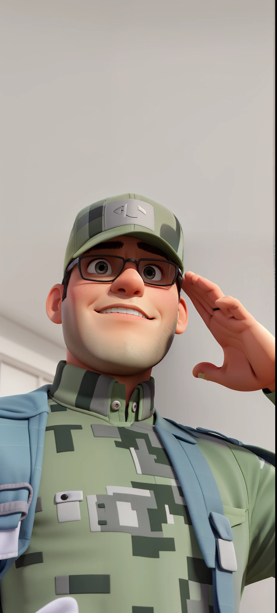 Um homem vestido de terno
