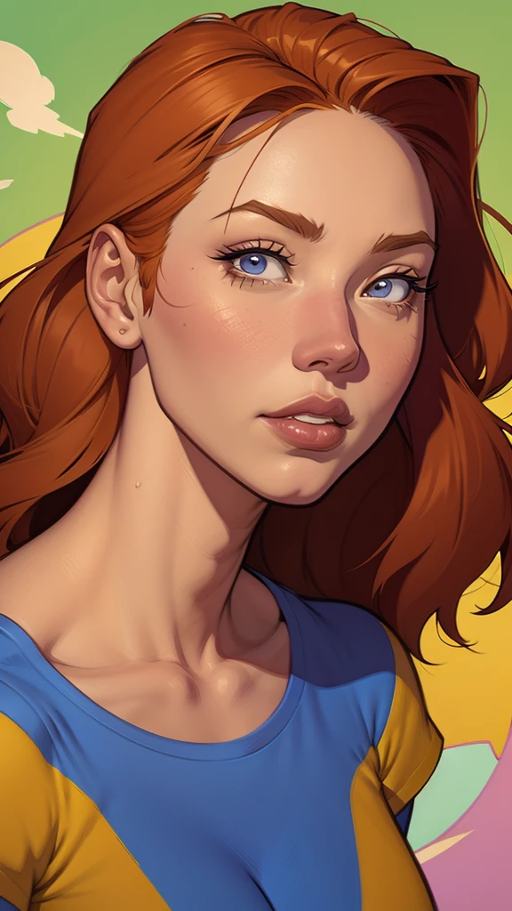 Fundo branco um close up de um desenho animado de um homem e uma mulher, arte de pintura digital dos desenhos animados, pintura digital de desenho animado, arte em quadrinhos ocidental, arte dos desenhos animados style, arte dos desenhos animadosstyle, por Jason Chan, por Ryan Yee, arte dos desenhos animados, western comic style, arte conceitual de desenho animado, cartoon style illustration, velho Oeste, fanart detalhada