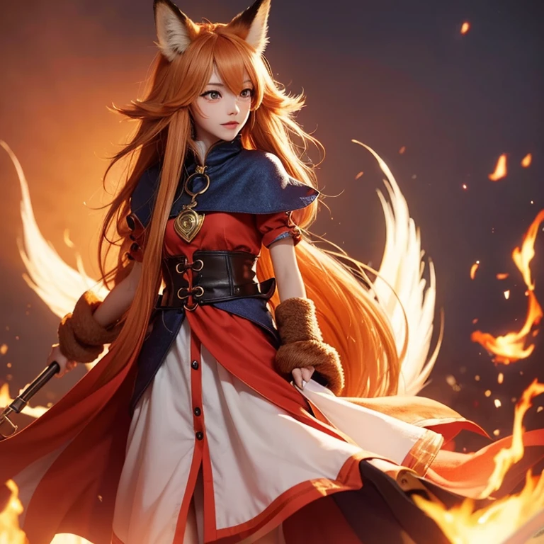 Fox Girl, Fox's Tail, Nine-Tailed Fox,Fox Ears, Black colored hair, Fox Makeup,One Girl、 Kimono with open chest, Body size is 100-70-90!、Nice body, Avatar, face, Open chest, lewd face, Dominant representation, naughty face,Big Breasts,Emphasize cleavage,Show bare skin、Skin is visible、With legs apart、Show off your thighs、With legs apart、A beautifully patterned kimono、I can see her cleavage、Muscular、Uplifting、Abdominal muscles、Exposed skin、Long Hair、Skin Texture、Soft breasts 、outside、Grassy field
