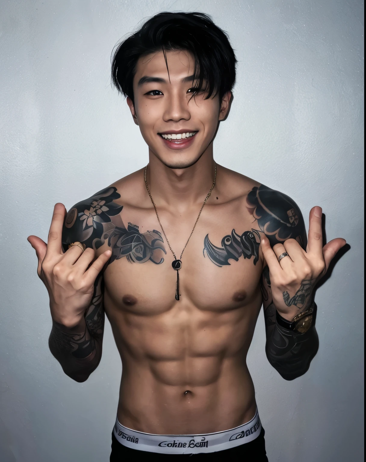 Korean, boy, korean boy, tattooed, man