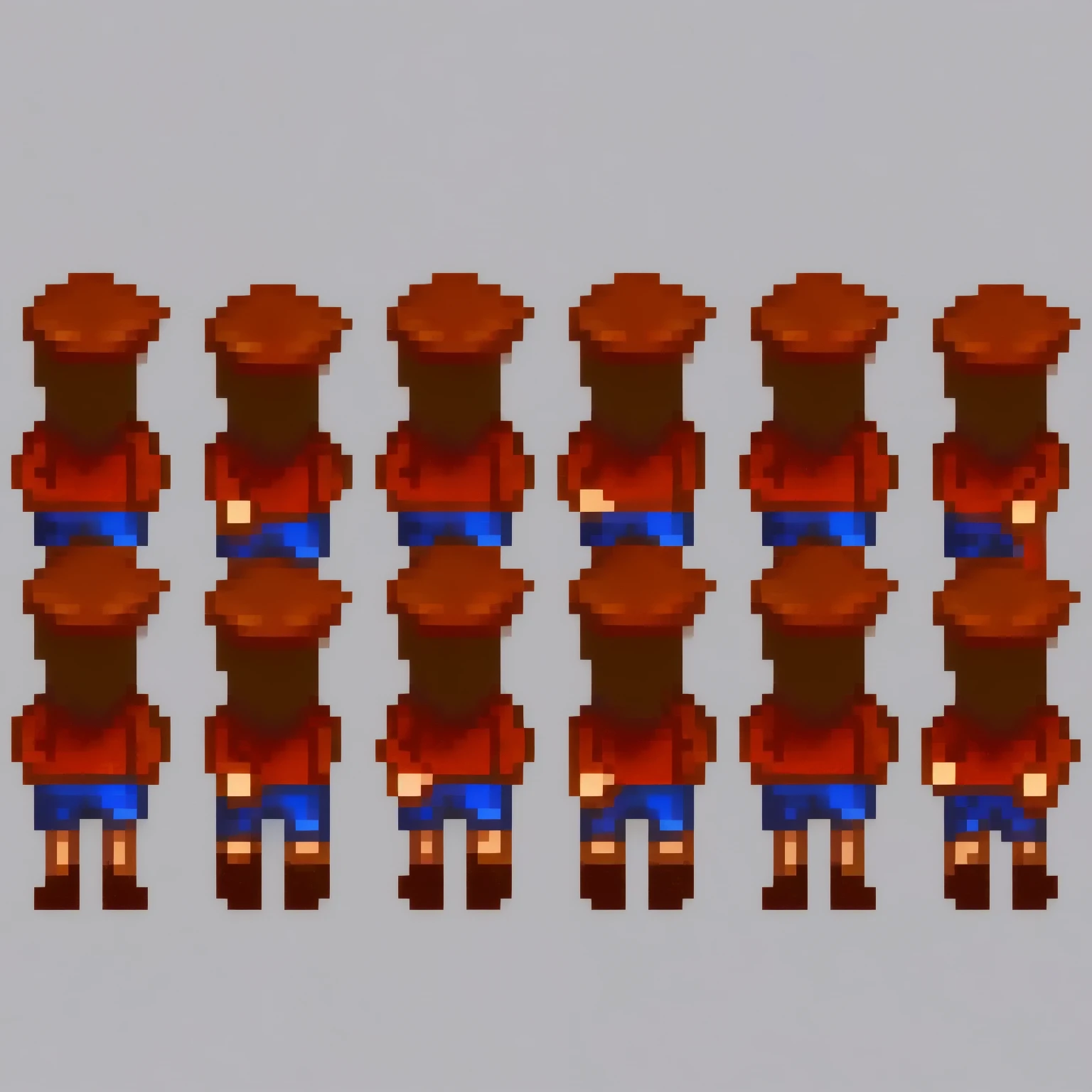 (masterpiece), (highly detailed),  PixelartFSS, man standing in small room, full body, bare arms, bare shoulders, cowboy shot, armored, gnarled wood walls background, 1boy, solo, braided hair, yellow hair.