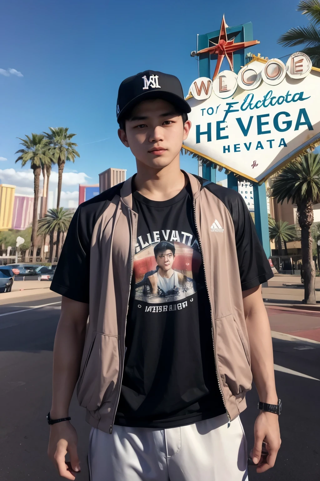 SHOHEI Ohtani apostando en las Vegas