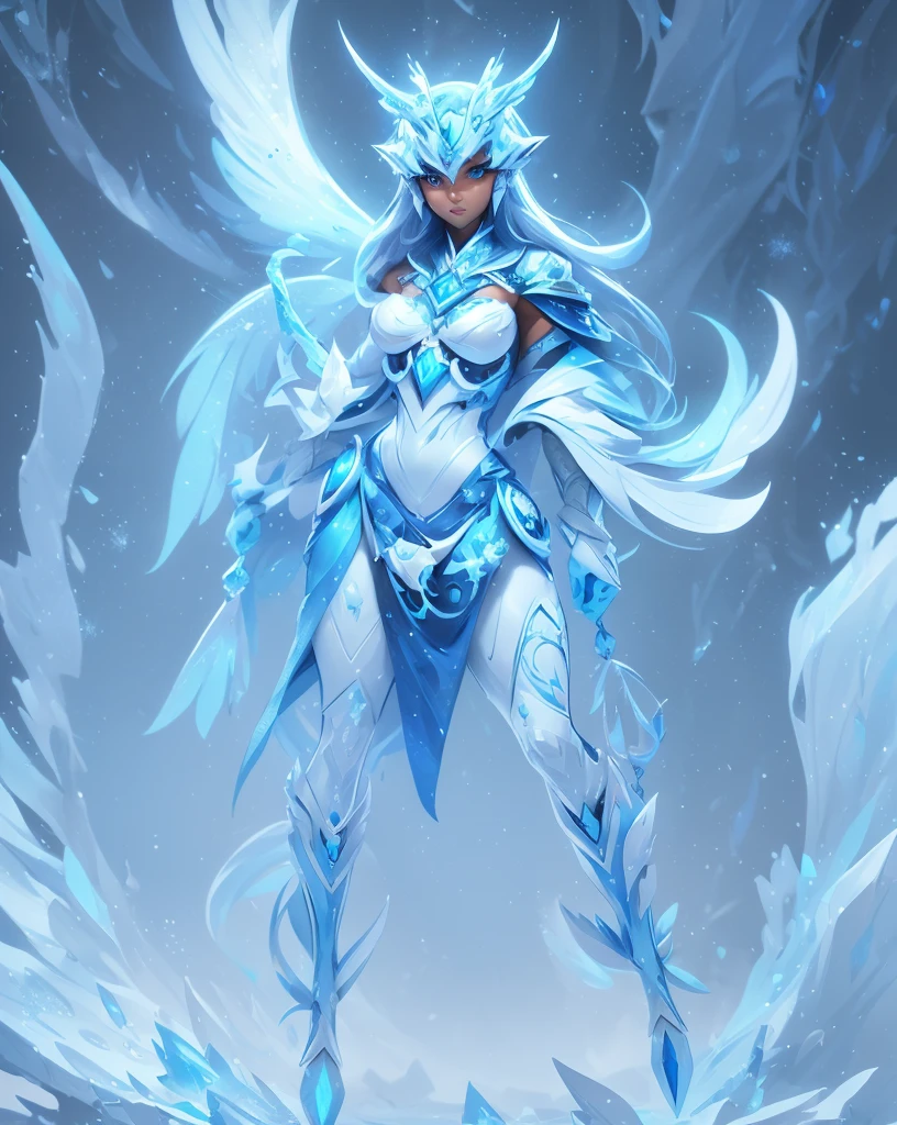 Arctic Frost Ranger: A suit featuring icy blue and frosty white hues, accented with snowflake patterns and frost crystals. This Ranger commands the power of ice and cold, with abilities such as creating blizzards, forming ice constructs for defense, and freezing enemies in their tracks. Frostbite Ranger: A suit with icy blue and white colors, like snow and ice. This Ranger can freeze enemies with ice blasts, create protective ice shields, and summon blizzards to slow down foes.