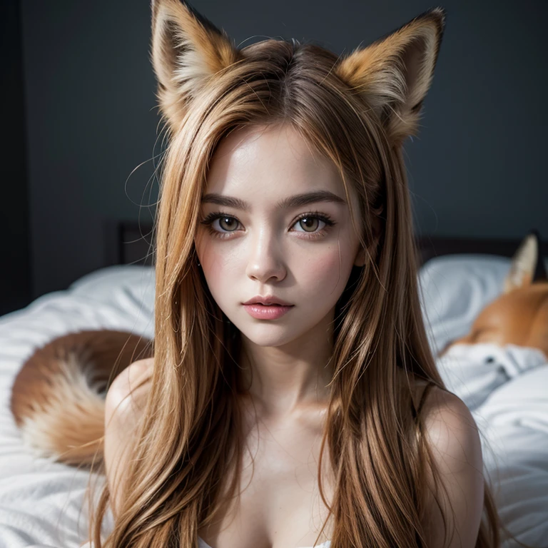 Fox Girl, Fox's Tail, Nine-Tailed Fox,Fox Ears, Black colored hair, Fox Makeup,One Girl、 Kimono with open chest, Body size is 100-70-90!、Nice body, Avatar, face, Open chest, lewd face, Dominant representation, naughty face,Big Breasts,Emphasize cleavage,Show bare skin、Skin is visible、With legs apart、Show off your thighs、With legs apart、A beautifully patterned kimono、I can see her cleavage、Muscular、Uplifting、Abdominal muscles、Exposed skin、Long Hair、Skin Texture、Soft breasts 、outside、Grassy field