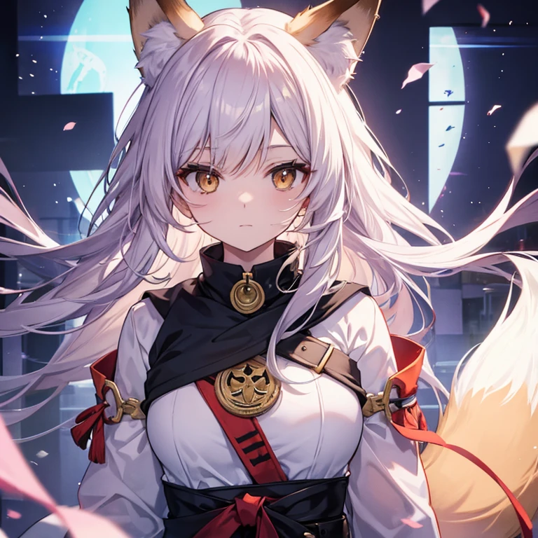 Fox Girl, Fox's Tail, Nine-Tailed Fox,Fox Ears, Black colored hair, Fox Makeup,One Girl、 Kimono with open chest, Body size is 100-70-90!、Nice body, Avatar, face, Open chest, lewd face, Dominant representation, naughty face,Big Breasts,Emphasize cleavage,Show bare skin、Skin is visible、With legs apart、Show off your thighs、With legs apart、A beautifully patterned kimono、I can see her cleavage、Muscular、Uplifting、Abdominal muscles、Exposed skin、Long Hair、Skin Texture、Soft breasts 、outside、Grassy field