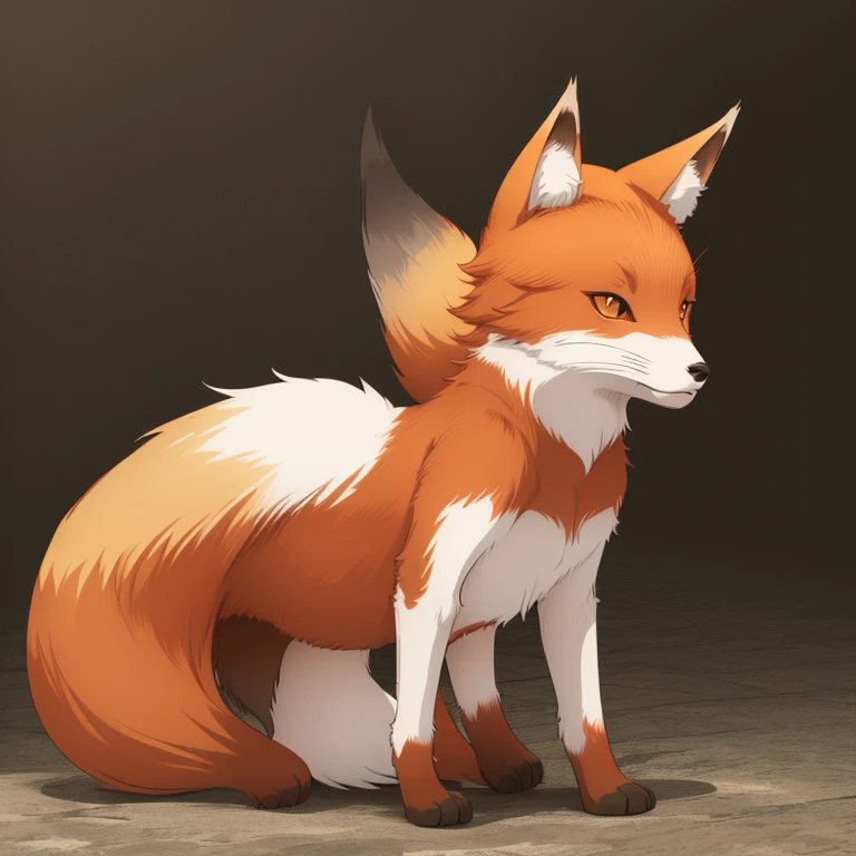 Fox Girl, Fox&#39;s Tail, Nine-Tailed Fox,Fox Ears, Black colored hair, Fox Makeup,One Girl、 Kimono with open chest, Body size is 100-70-90!、Nice body, Avatar, face, Open chest, lewd face, Dominant representation, naughty face,Big Breasts,Emphasize cleavage,Show bare skin、Skin is visible、With legs apart、Show off your thighs、With legs apart、A beautifully patterned kimono、I can see her cleavage、Muscular、Uplifting、Abdominal muscles、Exposed skin、Long Hair、Skin Texture、Soft breasts 、outside、Grassy field