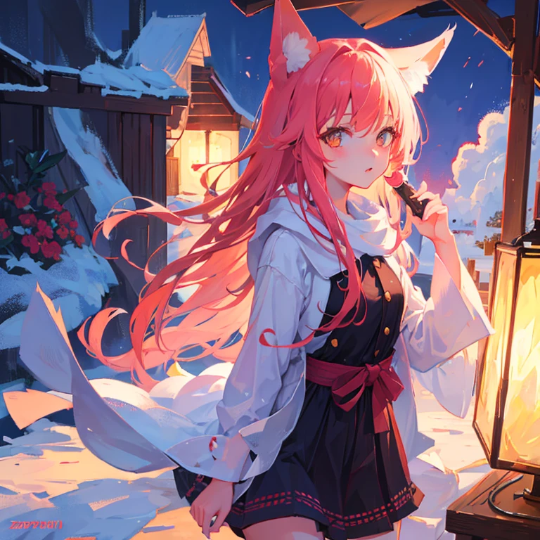 Fox Girl, Fox's Tail, Nine-Tailed Fox,Fox Ears, Black colored hair, Fox Makeup,One Girl、 Kimono with open chest, Body size is 100-70-90!、Nice body, Avatar, face, Open chest, lewd face, Dominant representation, naughty face,Big Breasts,Emphasize cleavage,Show bare skin、Skin is visible、With legs apart、Show off your thighs、With legs apart、A beautifully patterned kimono、I can see her cleavage、Muscular、Uplifting、Abdominal muscles、Exposed skin、Long Hair、Skin Texture、Soft breasts 、outside、Grassy field