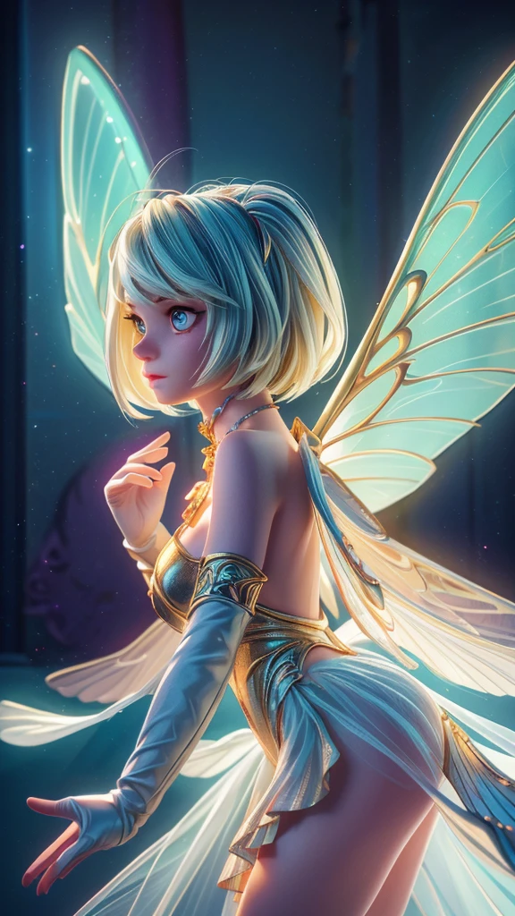 A beautiful young girl with moth wings, delicate moth wing-like insect wings, ethereal moth wings, soft pale wings, intricate detailed wings, flowing graceful wings, intricate wing patterns, highly detailed wings, photorealistic wings, (best quality,8k,highres,masterpiece:1.2),ultra-detailed,(realistic,photorealistic,photo-realistic:1.37),portrait,fantasy,magical realism,dramatic lighting,dramatic shadows,vibrant colors,jewel toned colors,glowing bioluminescent wings,shimmering translucent wings,dreamlike,whimsical,mystical,ethereal