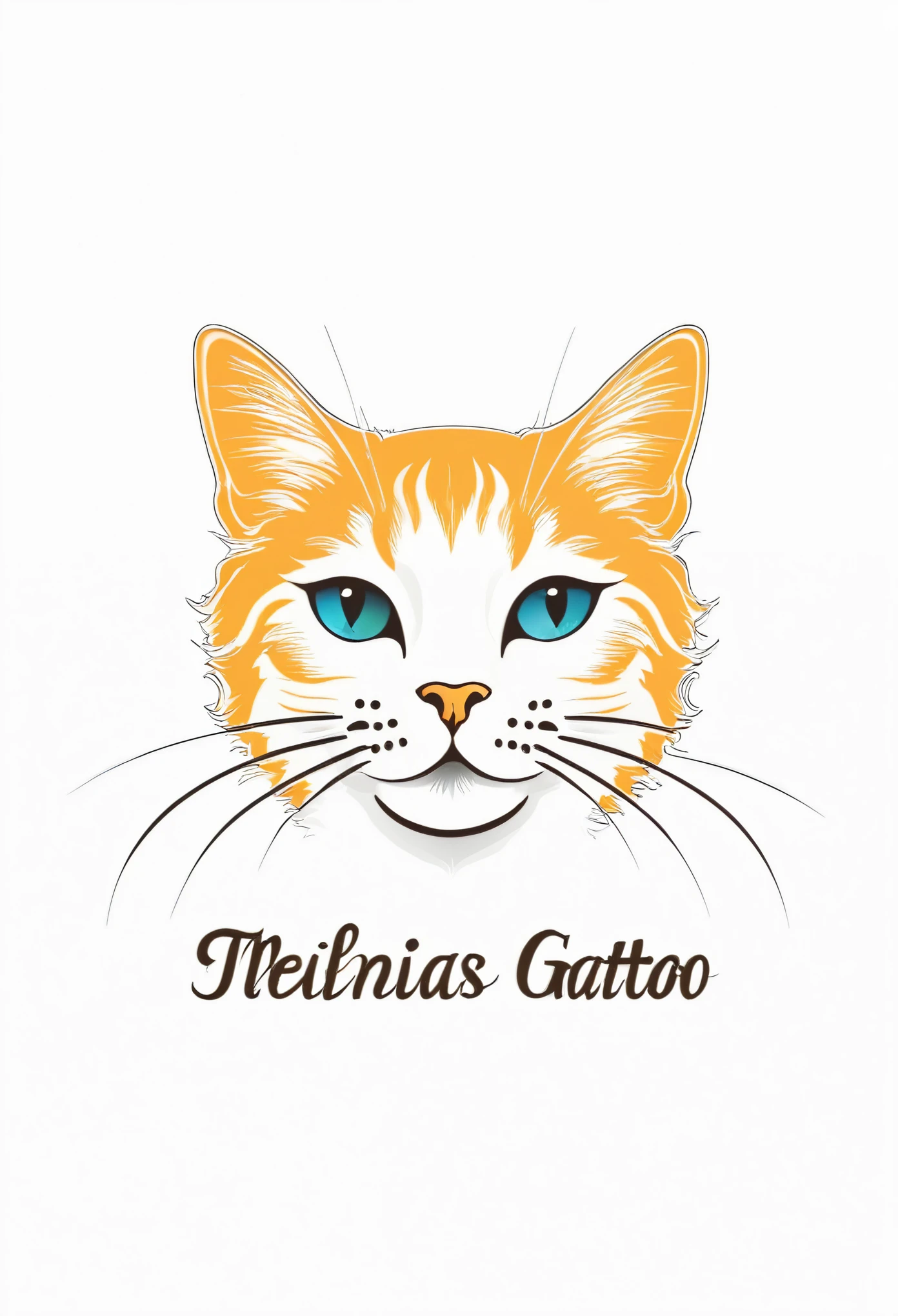 Logo para tienda de gatito