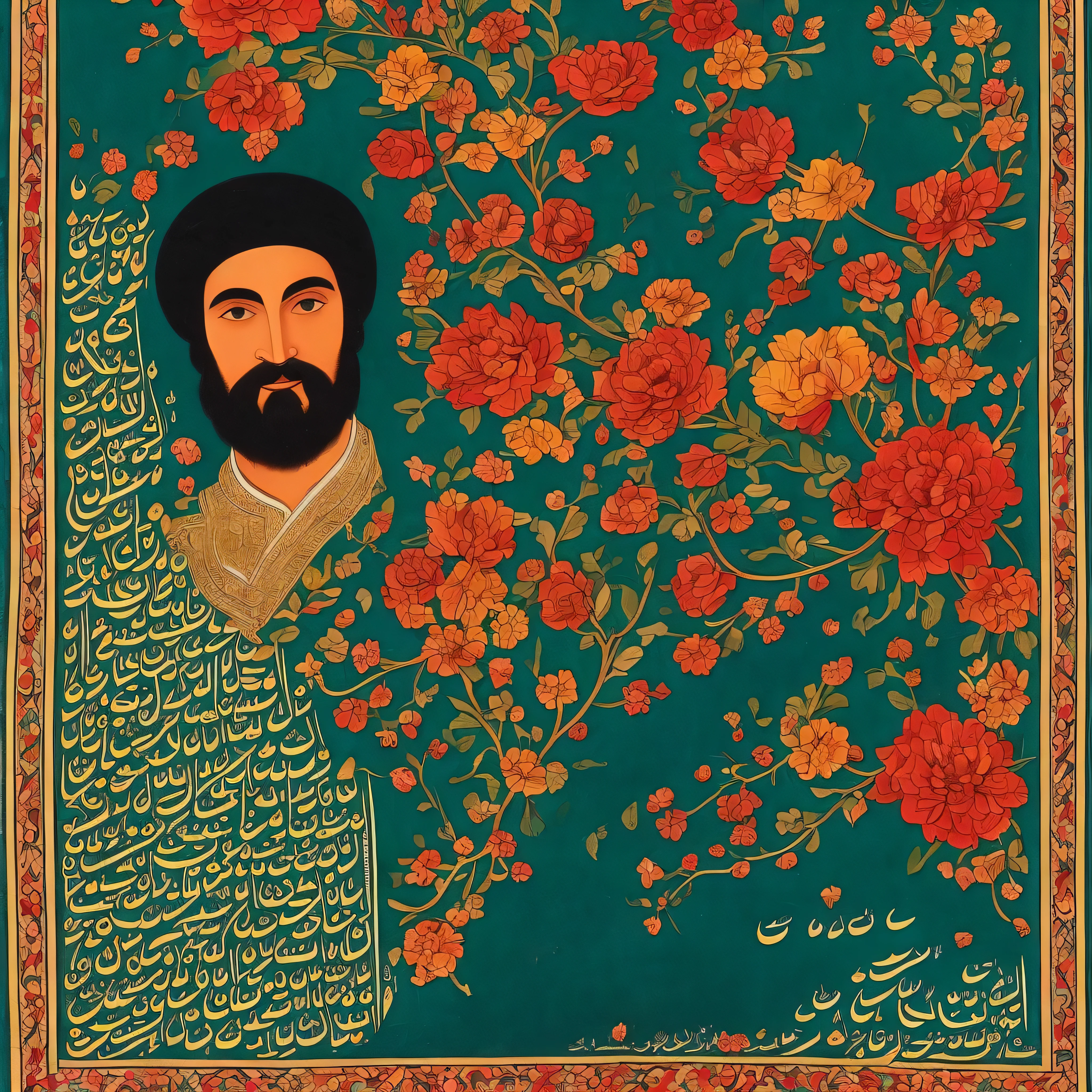 Give me a full-length picture of the Iranian poet, Hafez