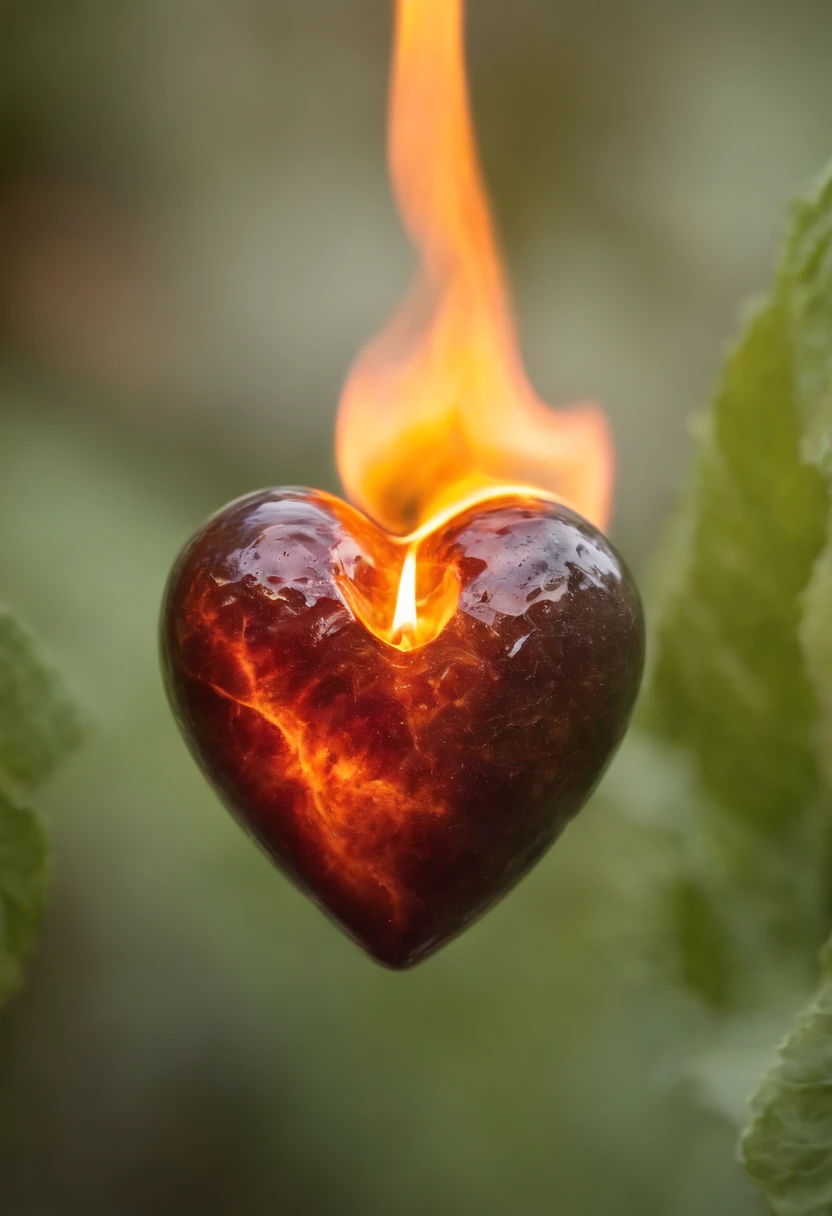 soul, pulse, Heart, impulses, life, fire in the heart, stone talisman, tear,
