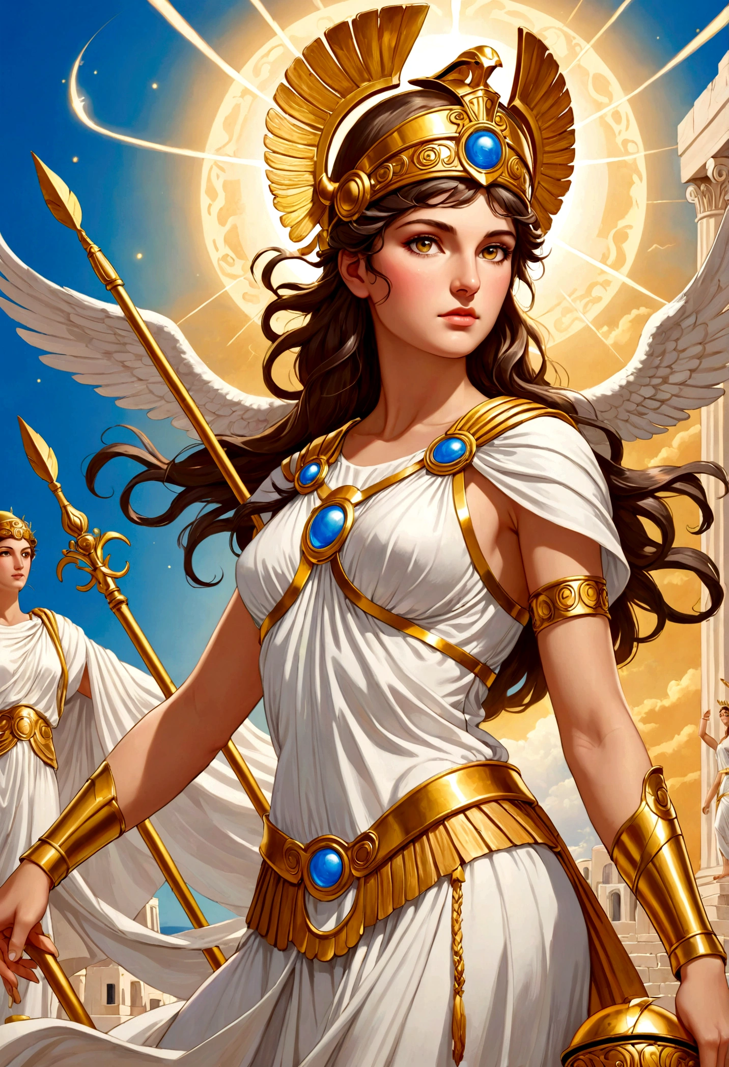 The Greek Goddess Athena.