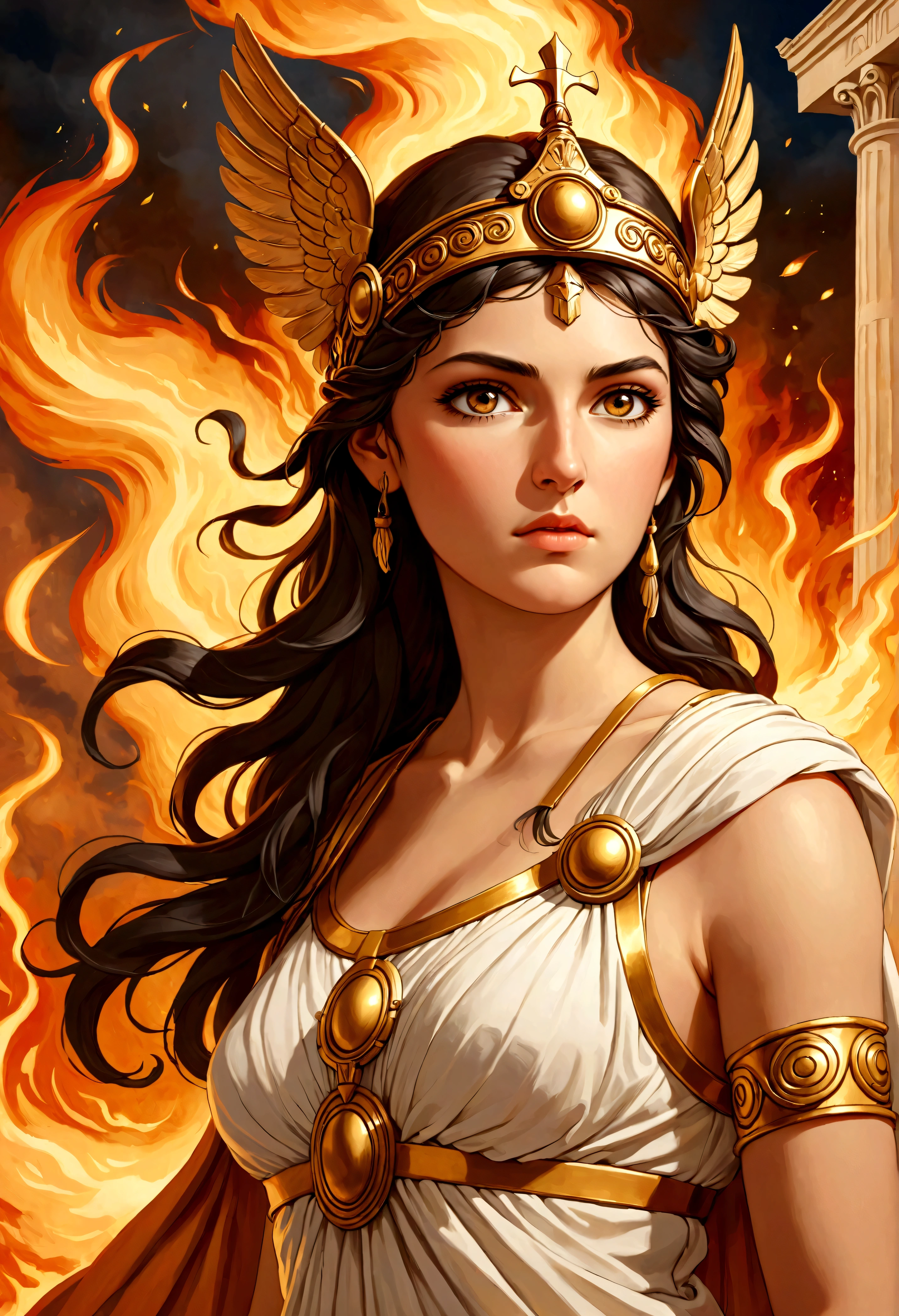 The Greek Goddess Athena.